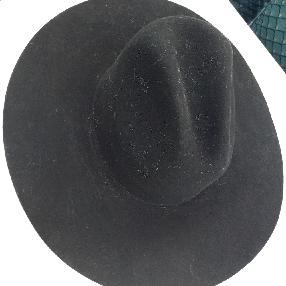 CODY JAMES Men's Felt Black Billy Jack Cowboy Hat Size7 7.5